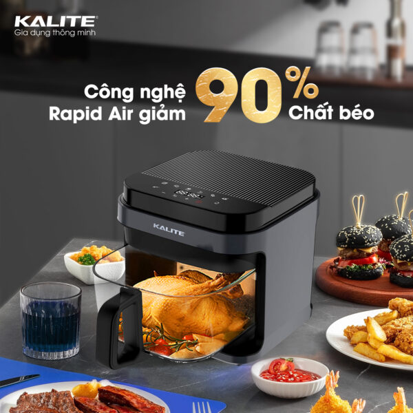 NỒI CHIÊN KHÔNG DẦU KALITE KL6000 6 LÍT -ĐIỆN MÁY BUYS