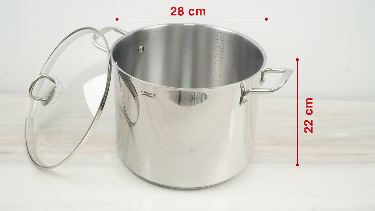 Nồi luộc gà Chefs EH-CK280 28cm - ĐIỆN MÁY IBUYS