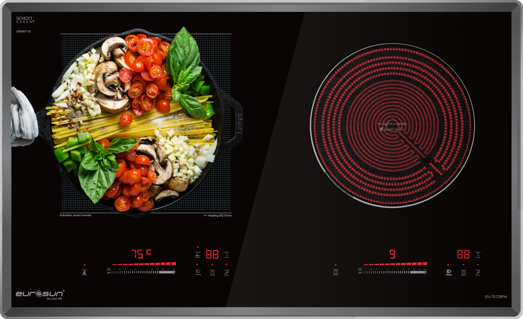 Bếp điện từ Eurosun EU-TE728Pro