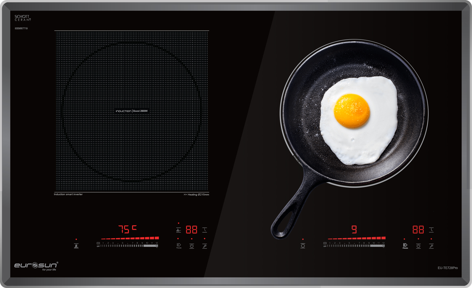 Bếp điện từ Eurosun EU-TE728Pro