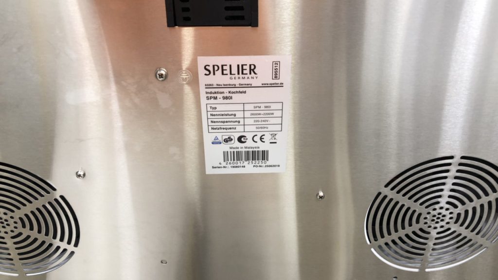 Bếp từ đôi Spelier SPM 980I Plus