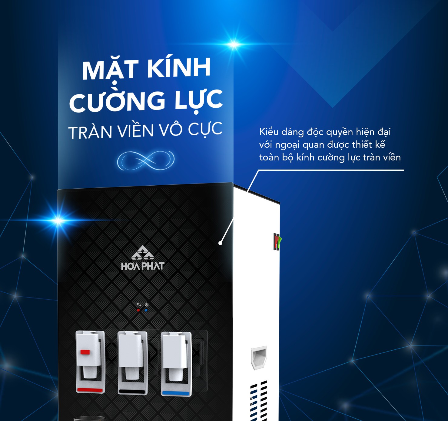 CÂY NƯỚC NÓNG LẠNH HÚT BÌNH HÒA PHÁT HWP BS1A - ĐIỆN MÁY BUYS