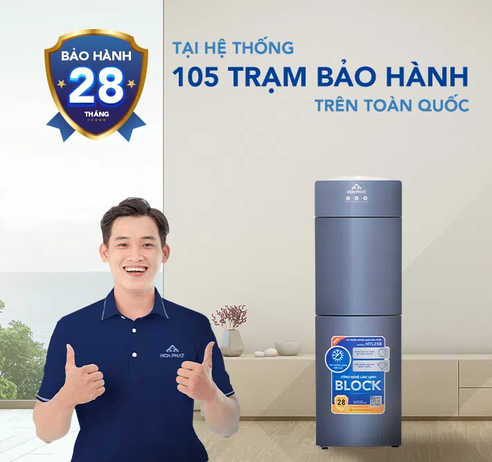CÂY NƯỚC NÓNG LẠNH ÚP BÌNH HÒA PHÁT HTL258 - ĐIỆN MÁY BUYS