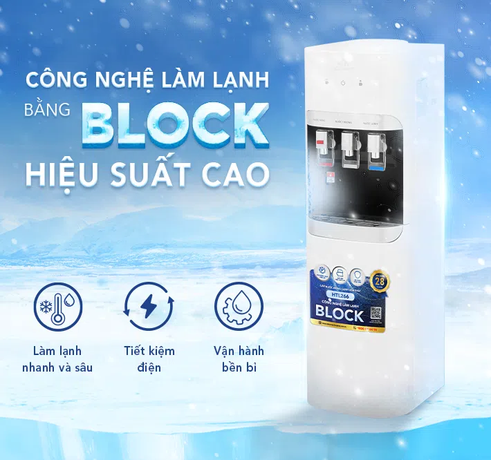 CÂY NƯỚC NÓNG LẠNH ÚP BÌNH HÒA PHÁT HTL266 - ĐIỆN MÁY BUYS