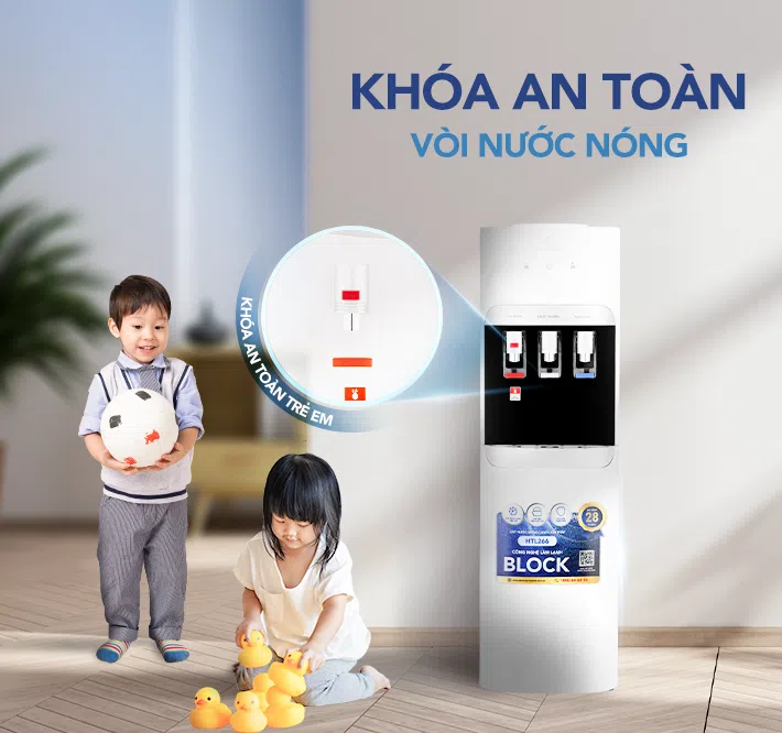 CÂY NƯỚC NÓNG LẠNH ÚP BÌNH HÒA PHÁT HTL266 - ĐIỆN MÁY BUYS