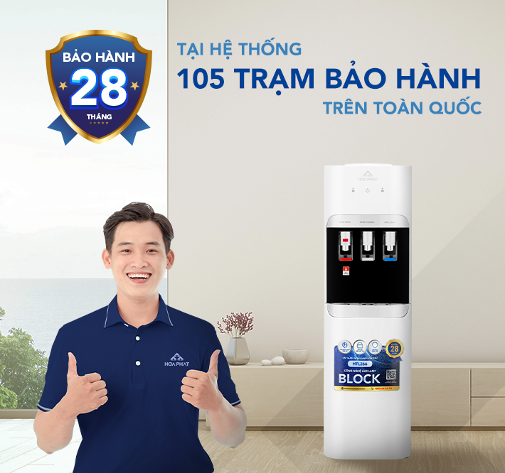 CÂY NƯỚC NÓNG LẠNH ÚP BÌNH HÒA PHÁT HTL266 - ĐIỆN MÁY BUYS