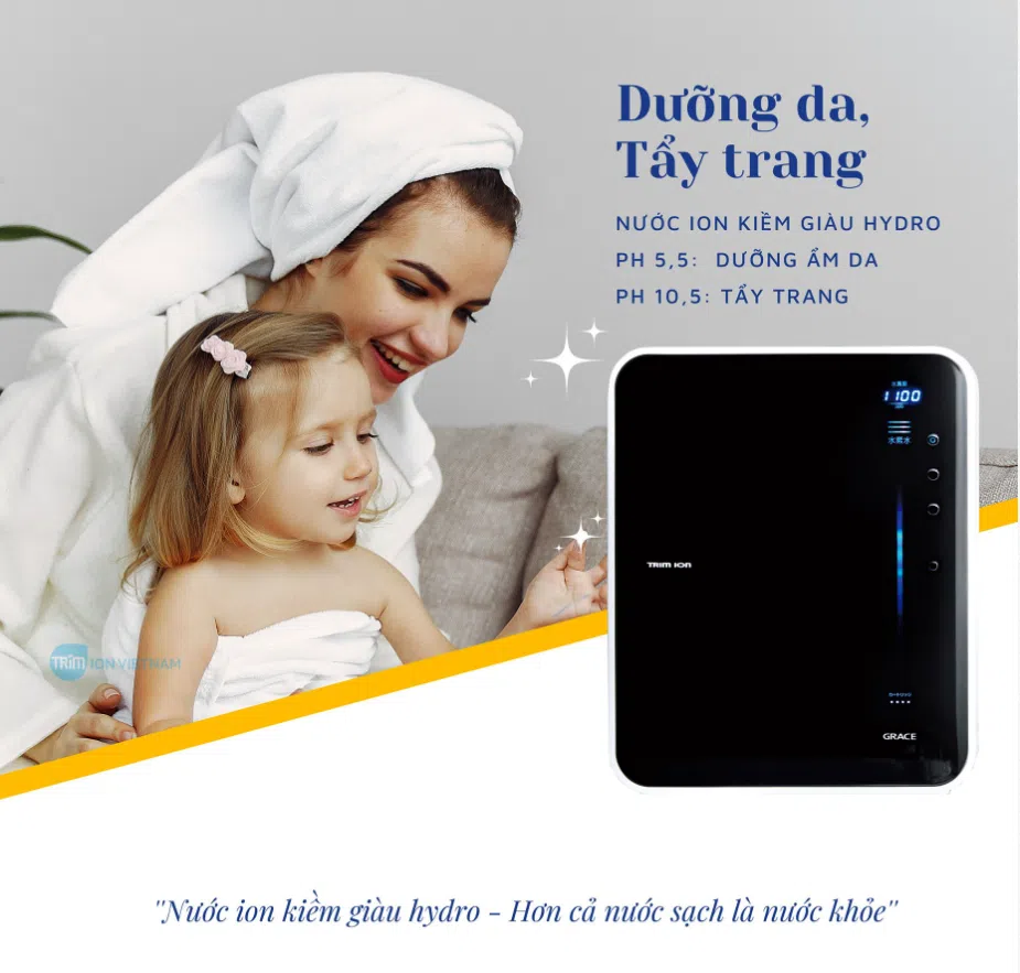 Máy lọc nước ion kiềm Trim ion Grace 