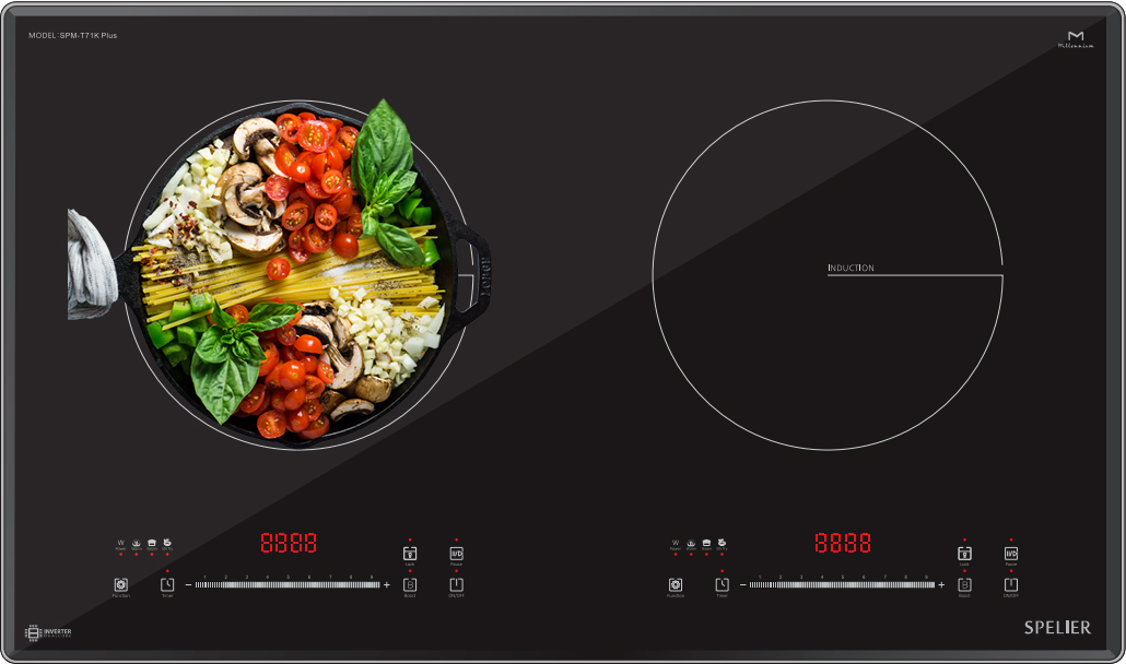 Bếp từ đôi Spelier SPM T71K Plus