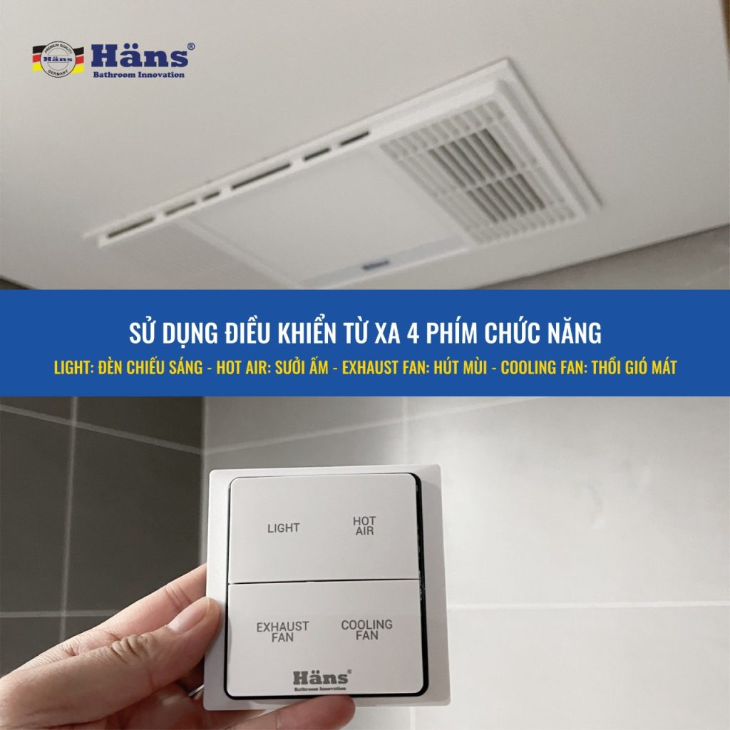 Đèn sưởi Âm Trần Hans – HA2- ĐIỆN MÁY BUYS (8)