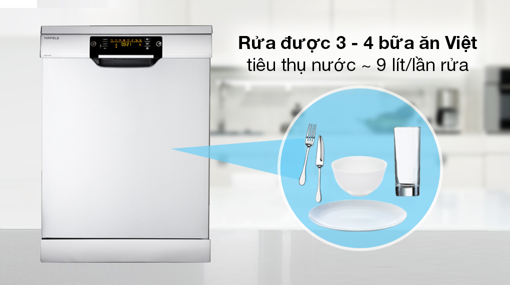 Máy rửa bát Hafele HDW-F60C (533.23.200)