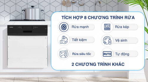 Máy rửa bát Hafele HDW-HI60B (533.23.210)
