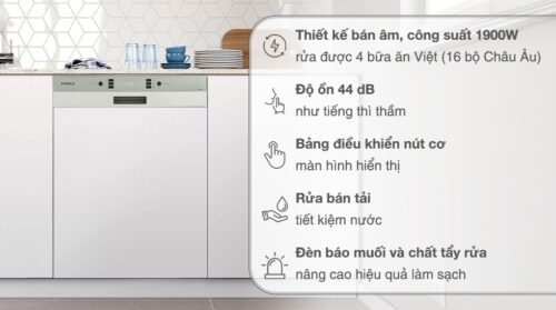 Máy rửa bát Hafele HDW-HI60C (533.23.120)