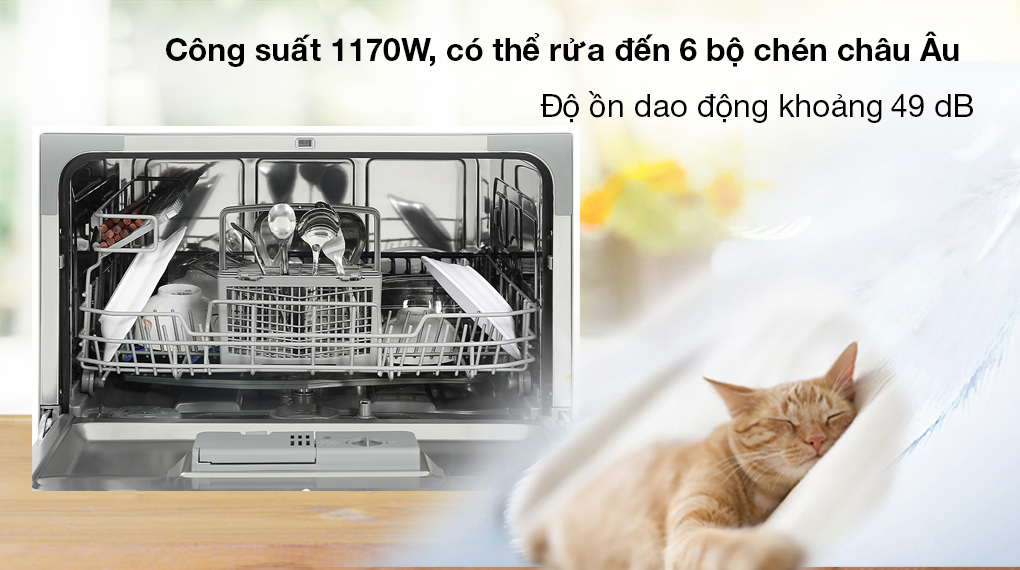 Máy rửa bát mini Hafele HDW-T50A (538.21.190)
