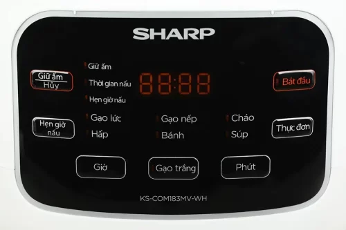 Nồi cơm điện Sharp KS-COM183MV-WH