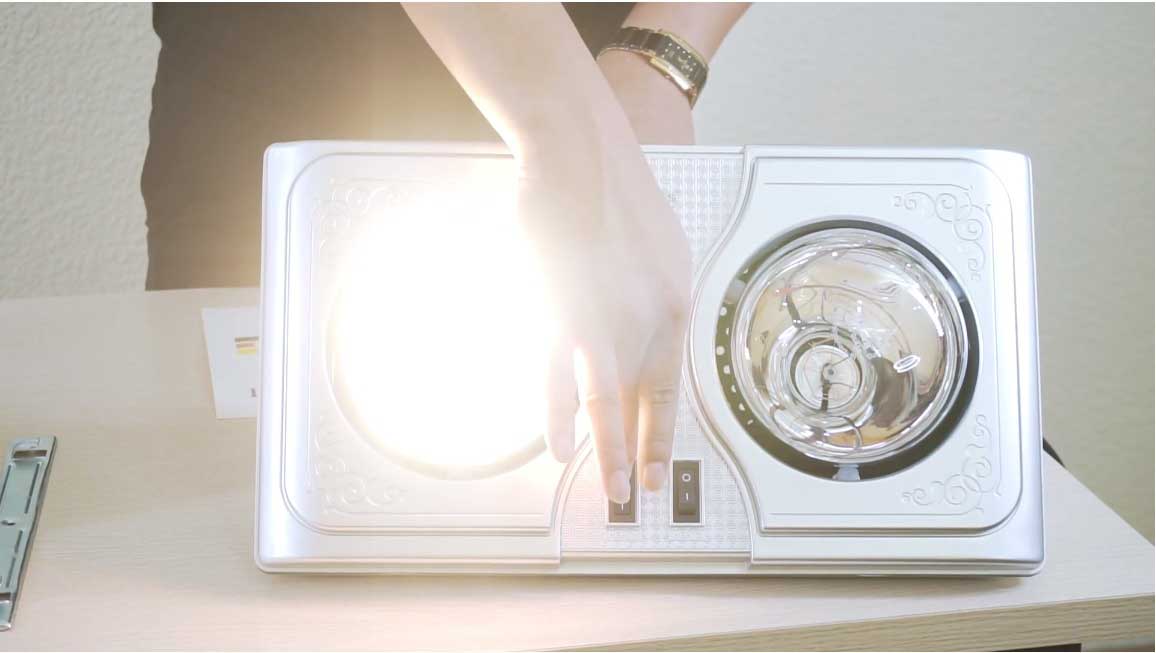 Đèn sưởi nhà tắm Hans H2B