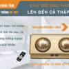 Đèn sưởi nhà tắm Heizen HE2BR