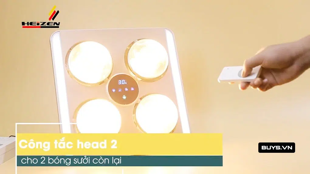 Đèn sưởi nhà tắm Heizen HE9