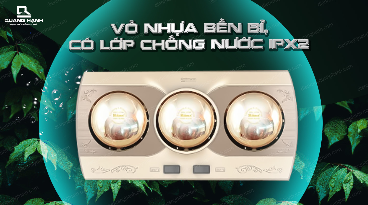 Đèn sưởi nhà tắm Kottmann K3BQ