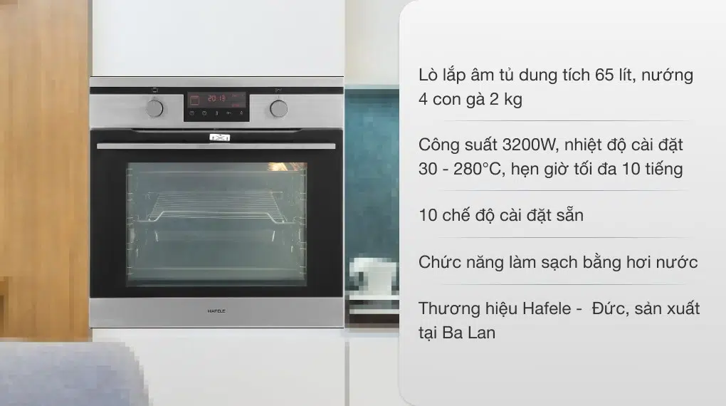 Lò nướng Hafele HO-KT60J (535.62.511)