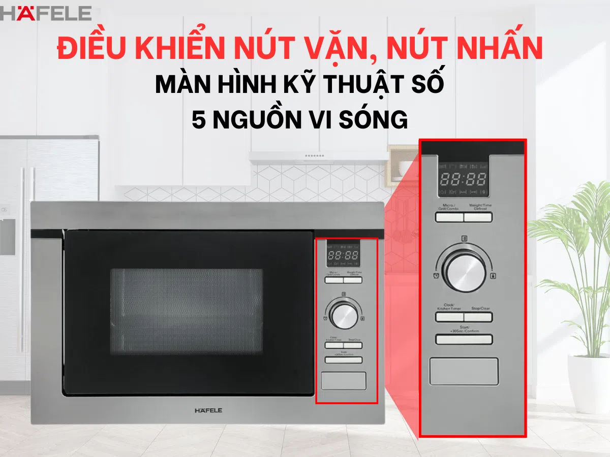 Lò vi sóng Hafele HM-B38D (538.31.200)