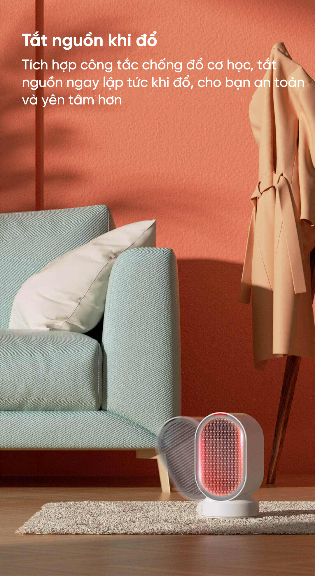 Quạt sưởi mini Xiaomi DOUHE DH-QN04