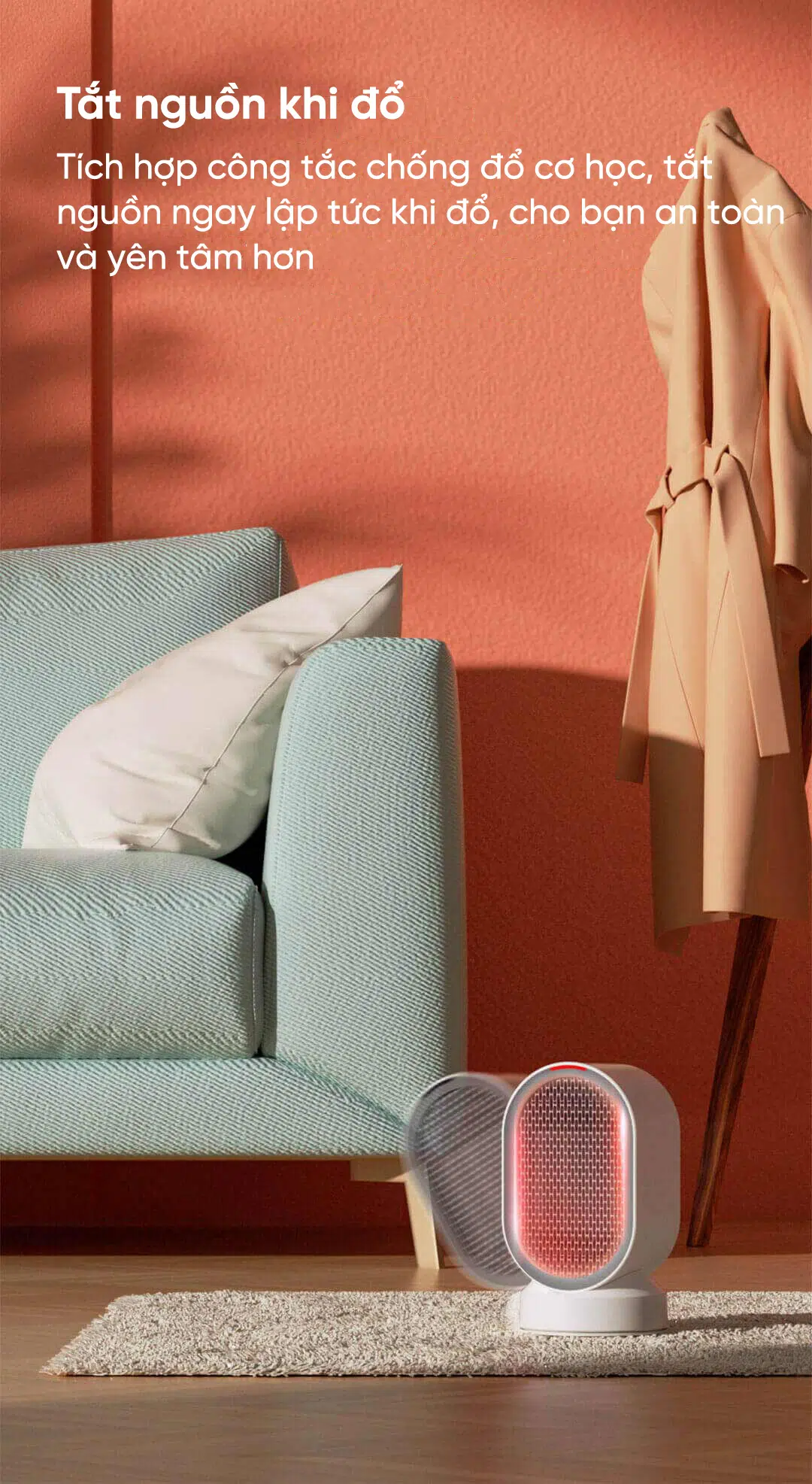 Quạt sưởi mini Xiaomi DOUHE DH-QN04