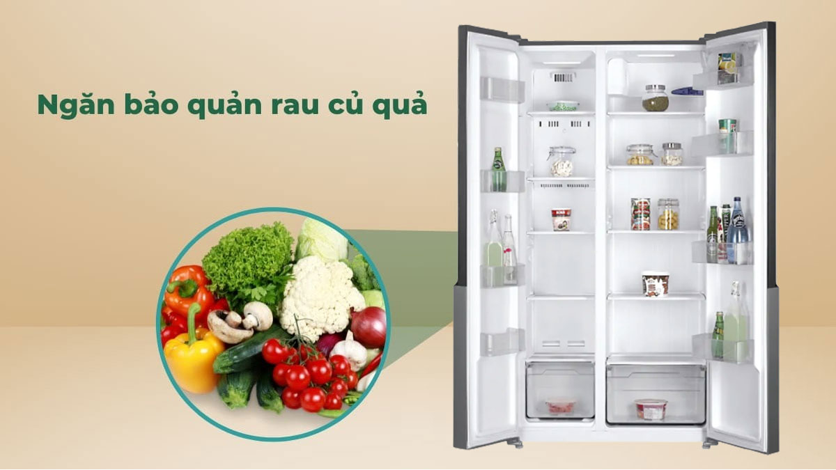 Tủ lạnh Hafele HF-SBSID (534.14.020)