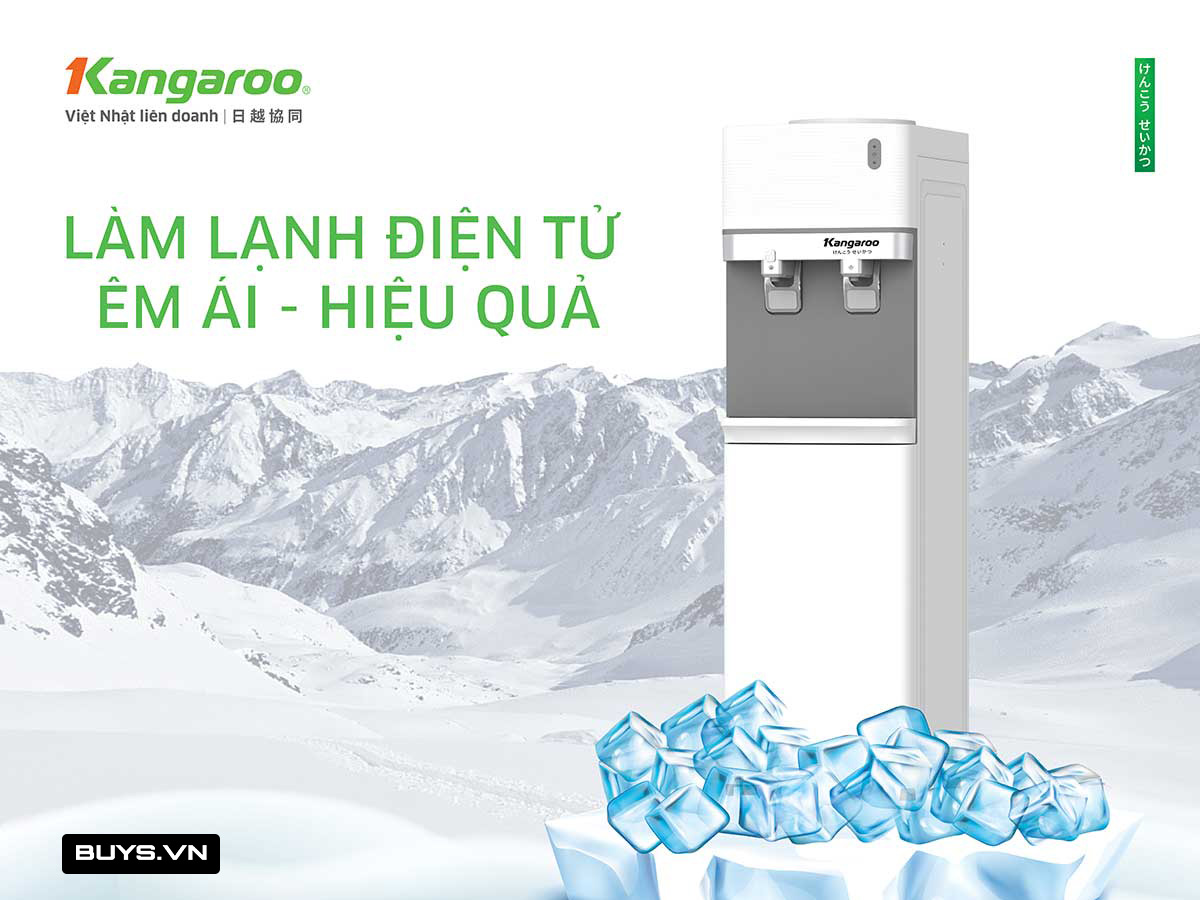 Cây nước nóng lạnh Kangaroo KG35A2 - làm lạnh chip