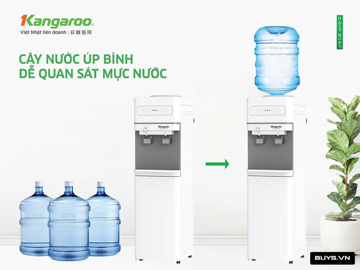 Cây nước nóng lạnh Kangaroo KG36A2 - làm lạnh bằng block