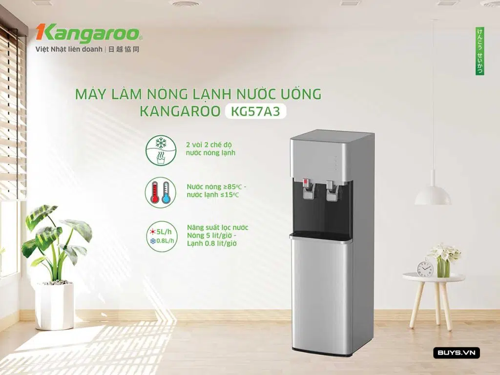 Cây nước nóng lạnh Kangaroo KG57A3 - Buys.vn Mua sắm thông minh (1)