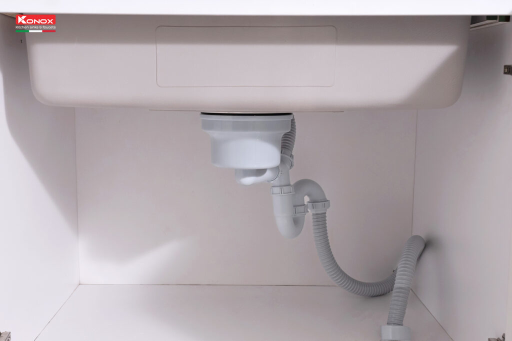 Chậu rửa bát 1 hố Konox KN8347SU Dekor