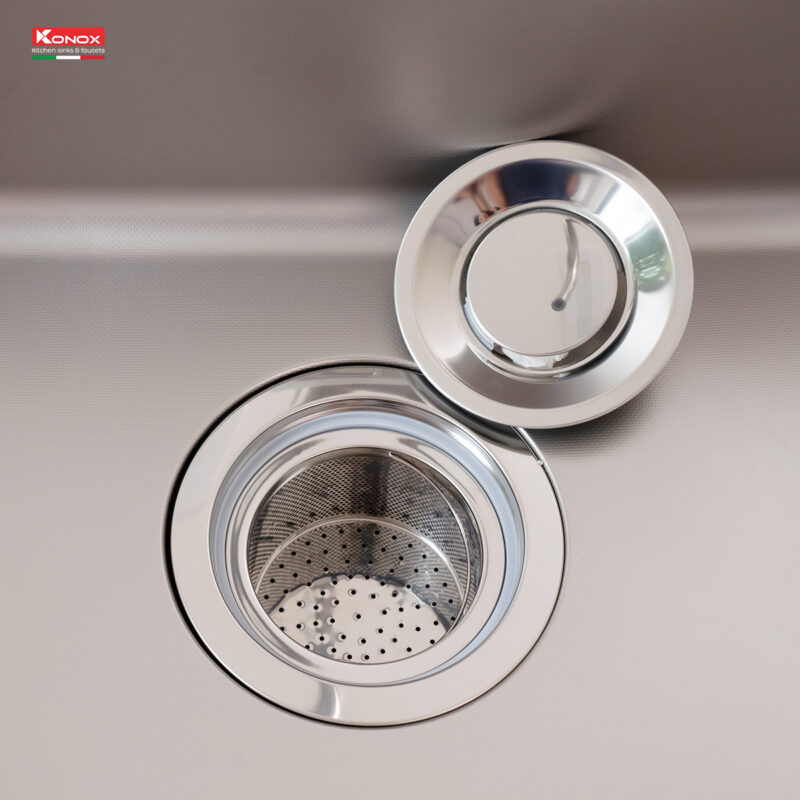 Chậu rửa bát 1 hố Konox KN8347SU Dekor