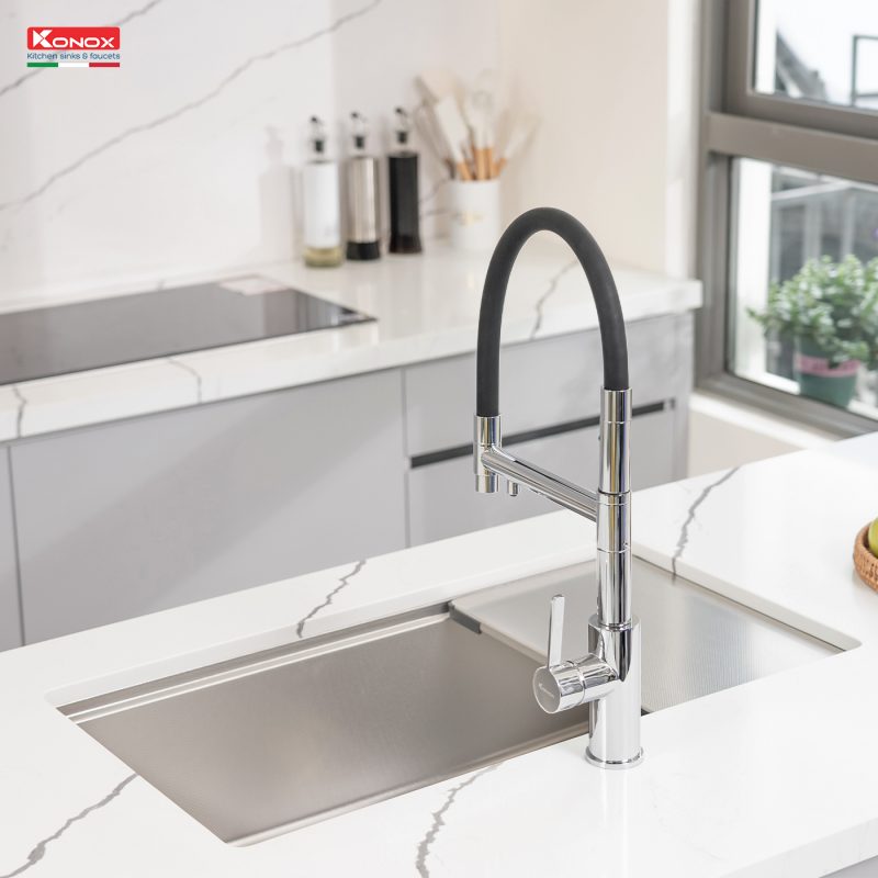 Chậu rửa bát Konox KN8146SU Dekor Basic