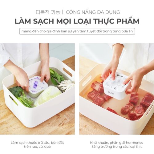 MÁY KHỬ KHUẨN THỰC PHẨM GUME OWM-làm sạch mọi loại thực phẩm