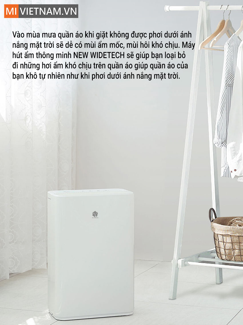Máy hút mùi New Widetech WDH312ENW1 (12L)
