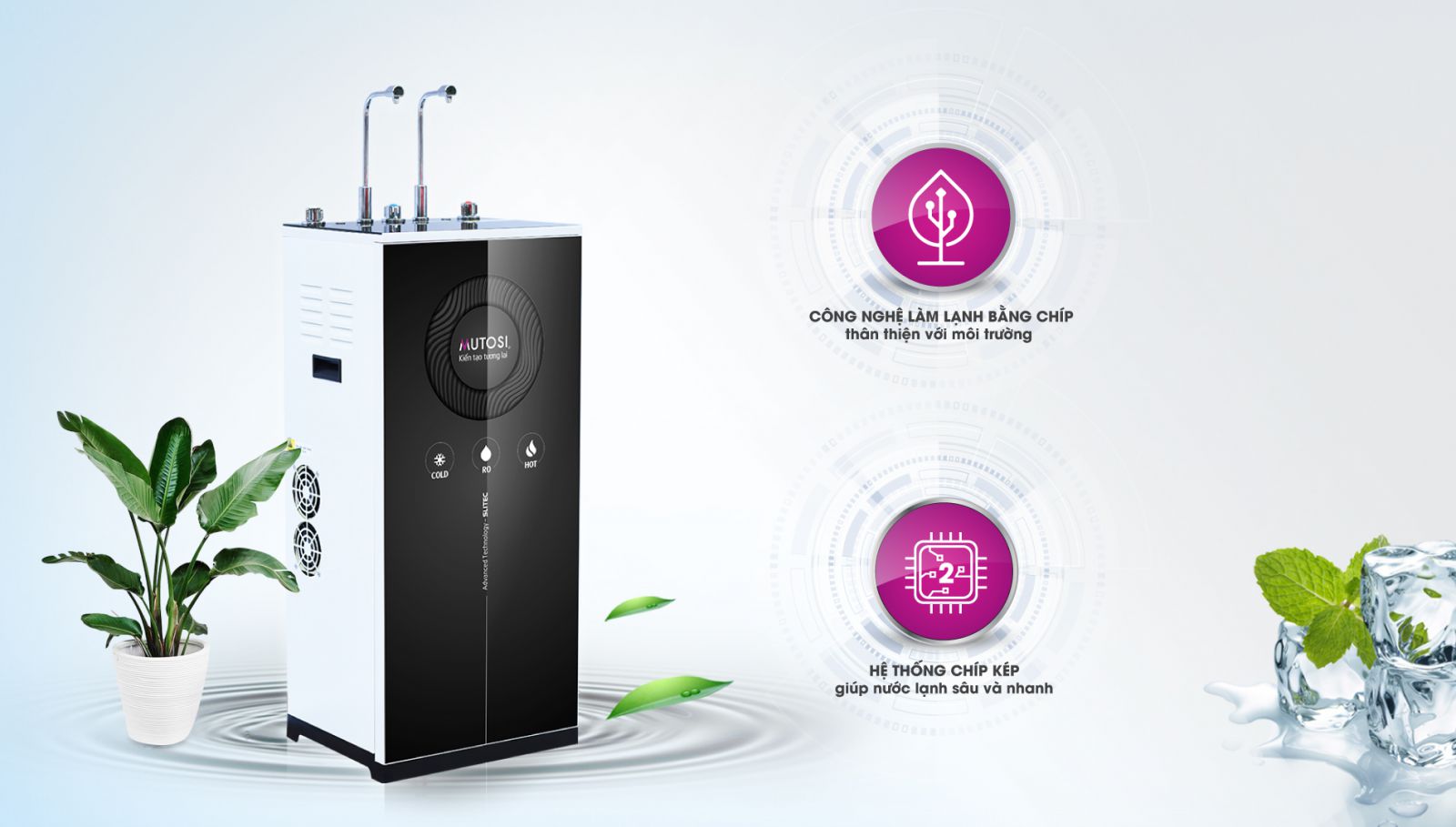 Máy lọc nước Mutosi Hydrogen MP-C102-MHC