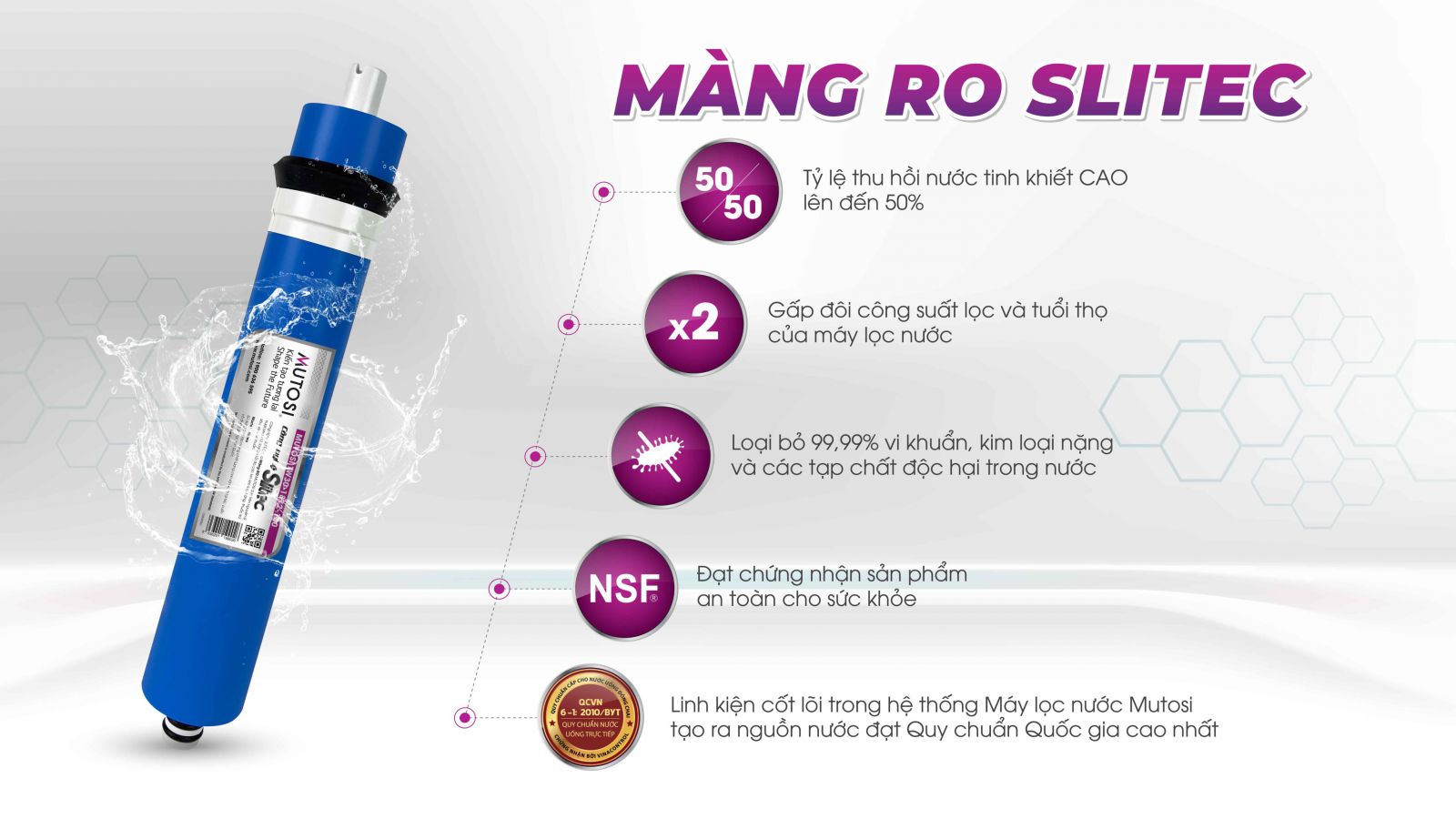 Máy lọc nước Mutosi Hydrogen MP-C102-MHC
