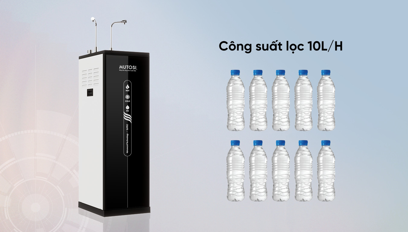 Máy lọc nước nóng - lạnh - nguội Mutosi MP-S1021