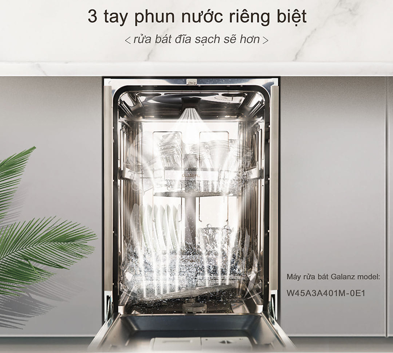 Máy rửa bát Galanz W45A3A401M-0E1(SS)