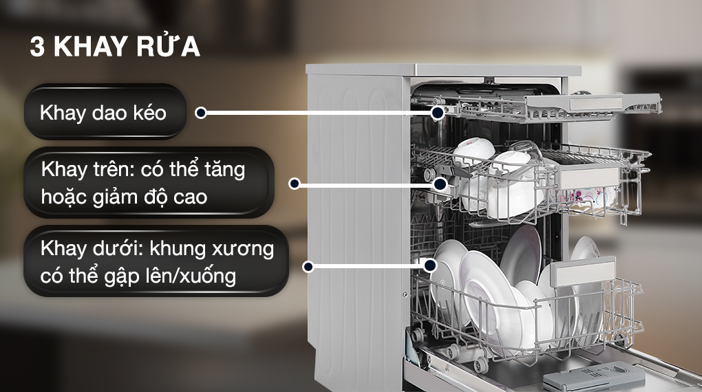 Máy rửa bát Galanz W45A3A401M-0E1(SS)