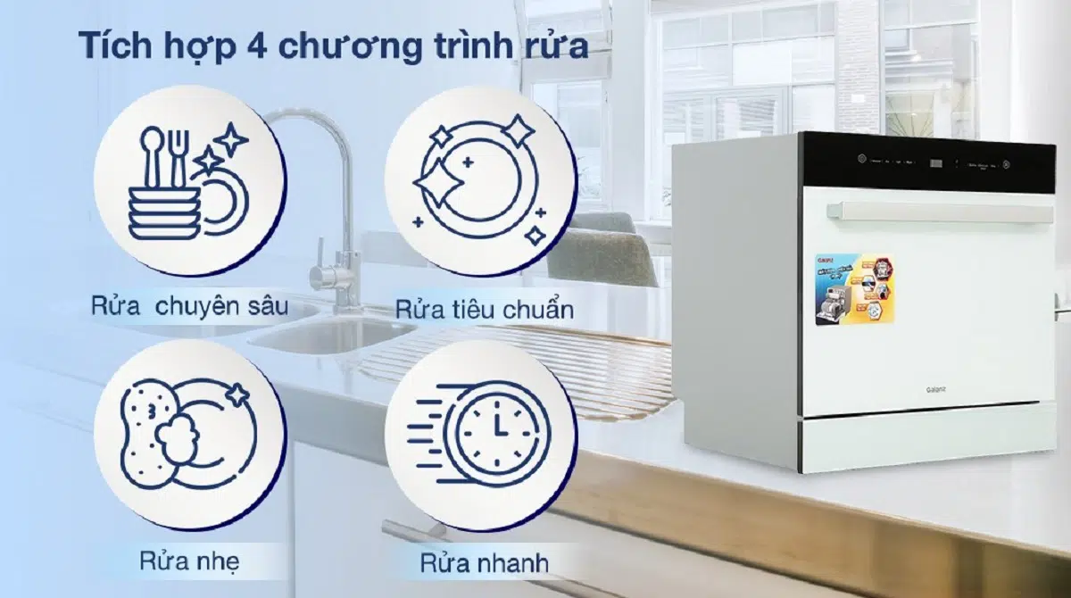 Máy rửa bát Galanz W8A2Q1-0E1(W)