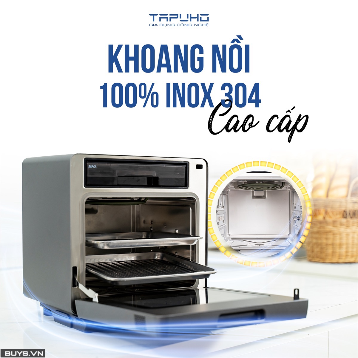 Nồi Chiên Hơi Nước TAPUHO TSF16 18