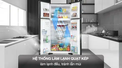 Tủ lạnh Hitachi R-FW690PGV7 GBK 540 lít