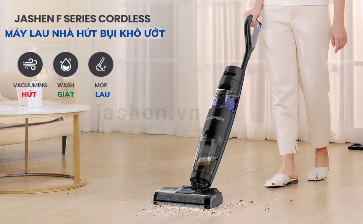 Máy hút bụi cầm tay Jashen F16