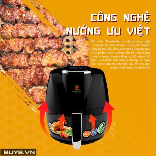 Nồi chiên không dầu Hawonkoo AFH-045- hiện đại