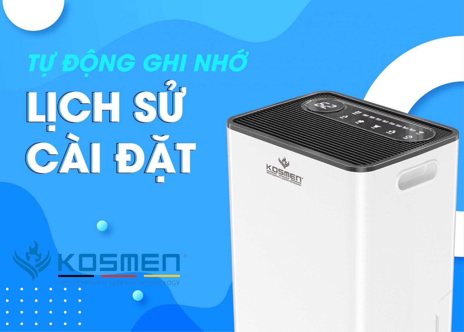 Máy hút ẩm Kosmen KM 60S