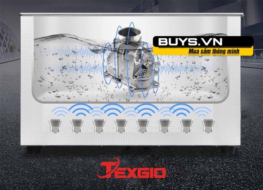 máy rửa bát công nghiệp Texgio TGU-2000XD- sử dụng sóng âm cơ học 