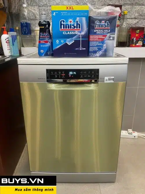 máy rửa bát độc lập Bosch SMS6ZCI37Q- Buys.vn - Bảng điều khiển