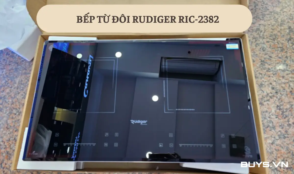 Bếp từ đôi Rudiger RIC-2382 