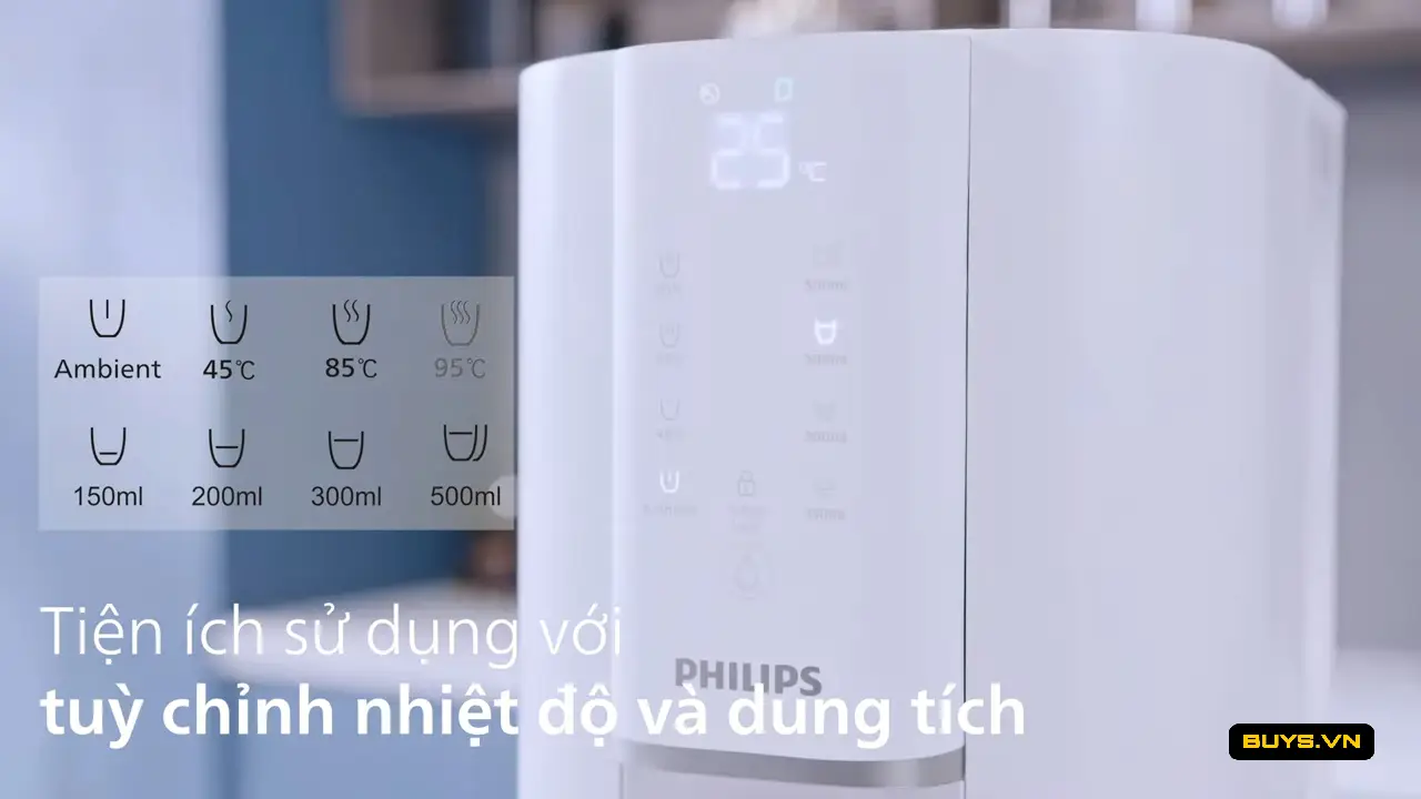 Máy lọc nước để bàn Philips ADD6901- Công nghệ làm nóng tức thì